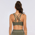 Women's High Quality Custom Backless Yoga Pushup High Impact Sports Bra